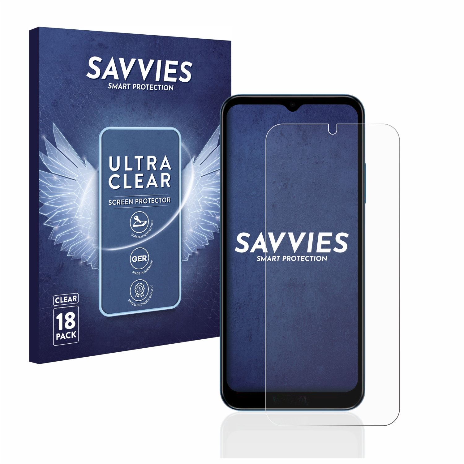 SAVVIES 18x klare Schutzfolie(für C300) Nokia