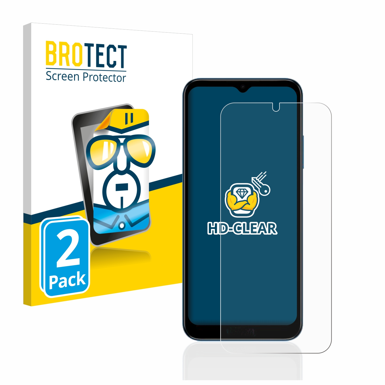 BROTECT 2x klare Schutzfolie(für C300) Nokia