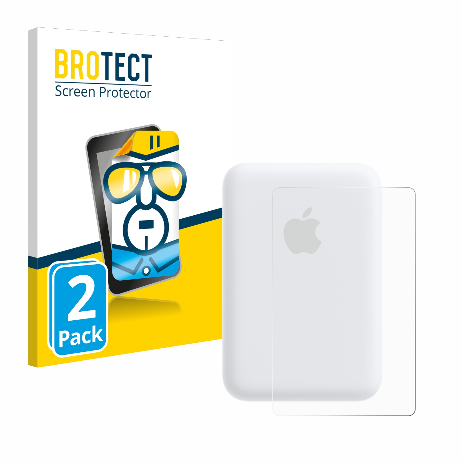klare Schutzfolie(für Battery) BROTECT MagSafe 2x Apple