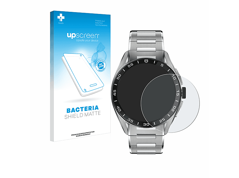 UPSCREEN antibakteriell entspiegelt matte Schutzfolie(für TAG Heuer Connected  Calibre E4 (45 mm))