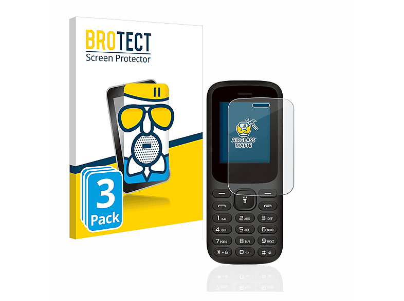 BROTECT 3x 2220) matte myPhone Airglass Schutzfolie(für