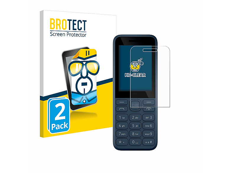 BROTECT 2x klare Nokia Schutzfolie(für (2023)) 130