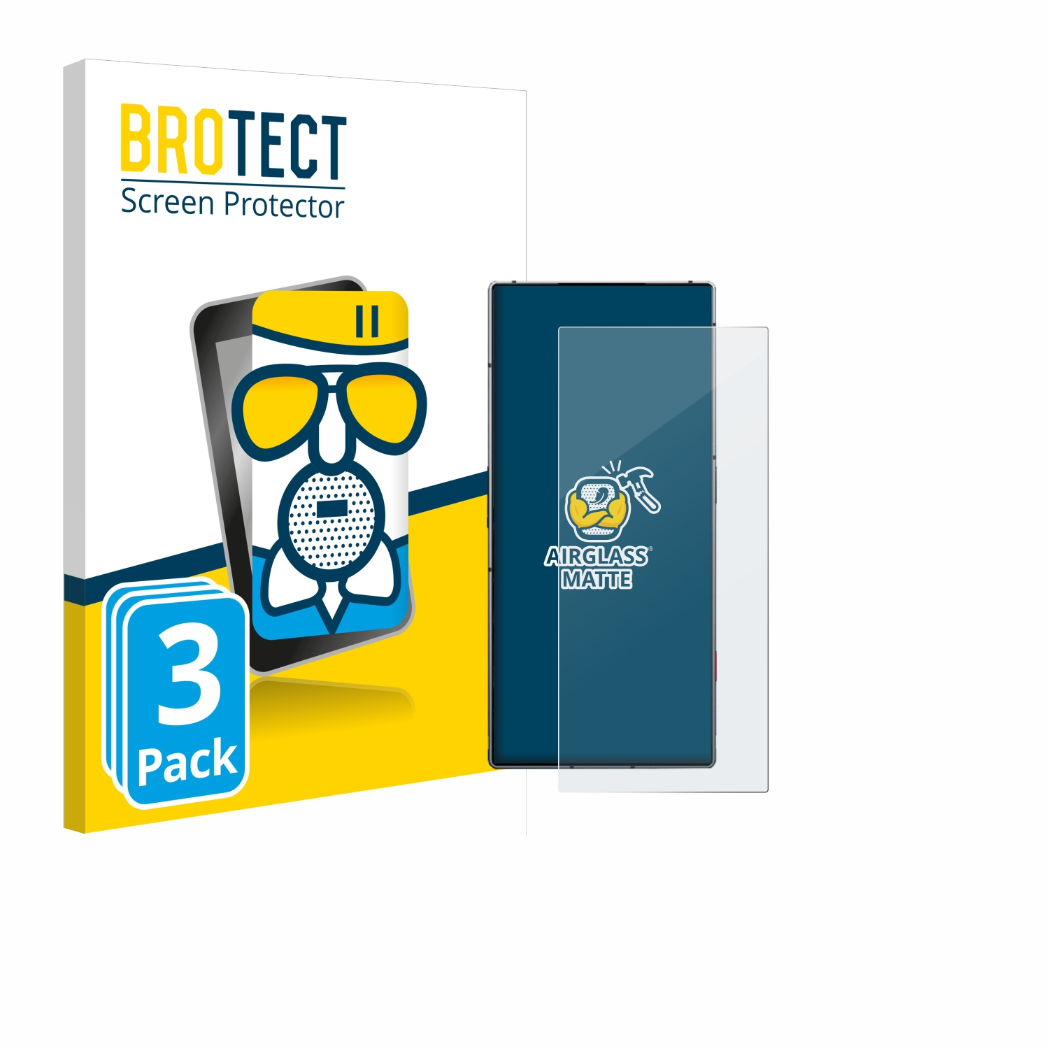 Schutzfolie(für BROTECT Pad 3x realme matte Airglass 2)