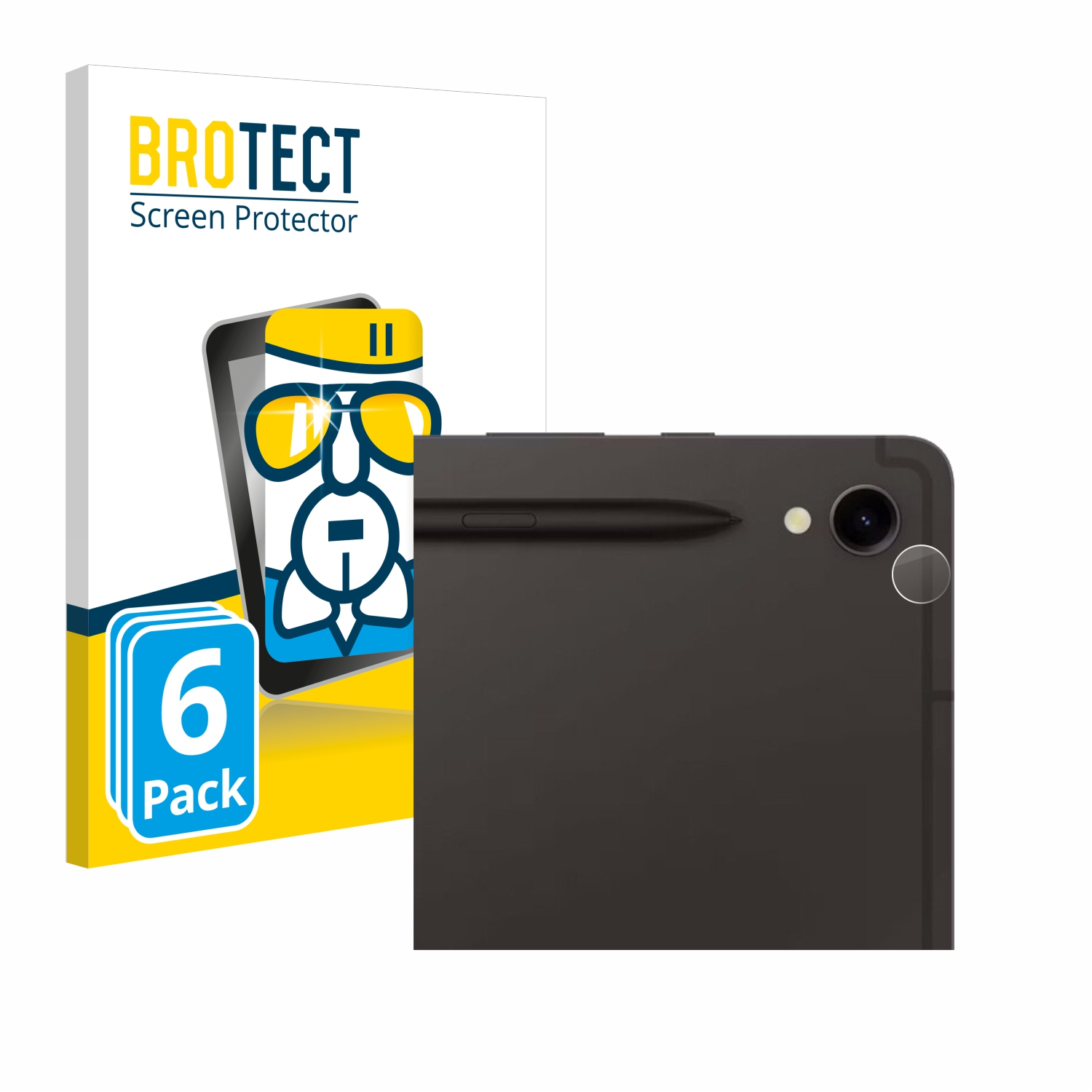 Galaxy S9 BROTECT Tab 6x Schutzfolie(für klare WiFi) Airglass Samsung