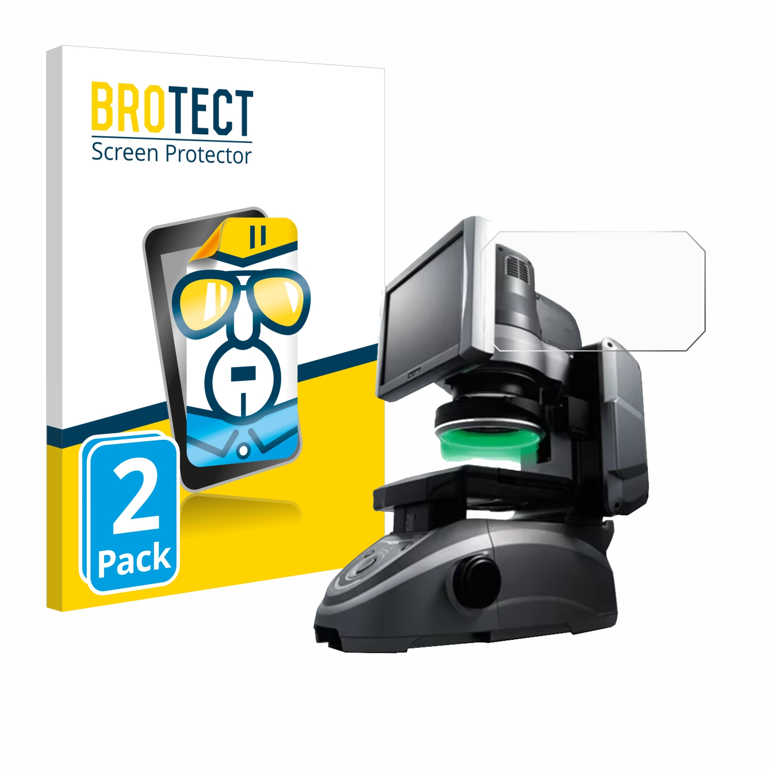 BROTECT 2x Keyence Glasplatte) IM-6125 klare Schutzfolie(für