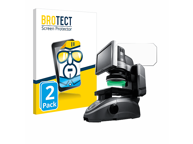 BROTECT 2x klare Schutzfolie(für Keyence IM-6125 Glasplatte) | Schutzfolien & Schutzgläser