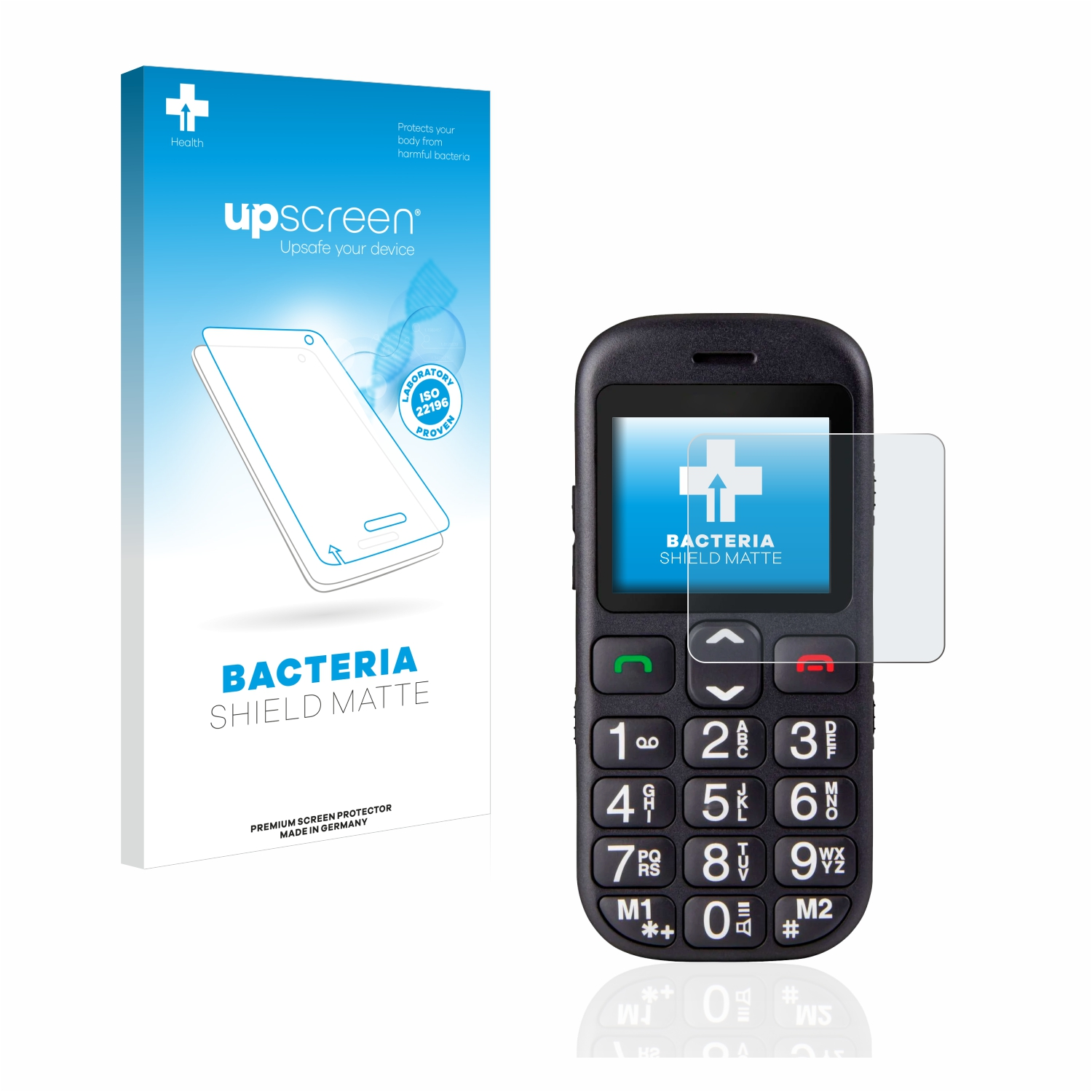 320c) matte UPSCREEN entspiegelt Swisstone antibakteriell BBM Schutzfolie(für
