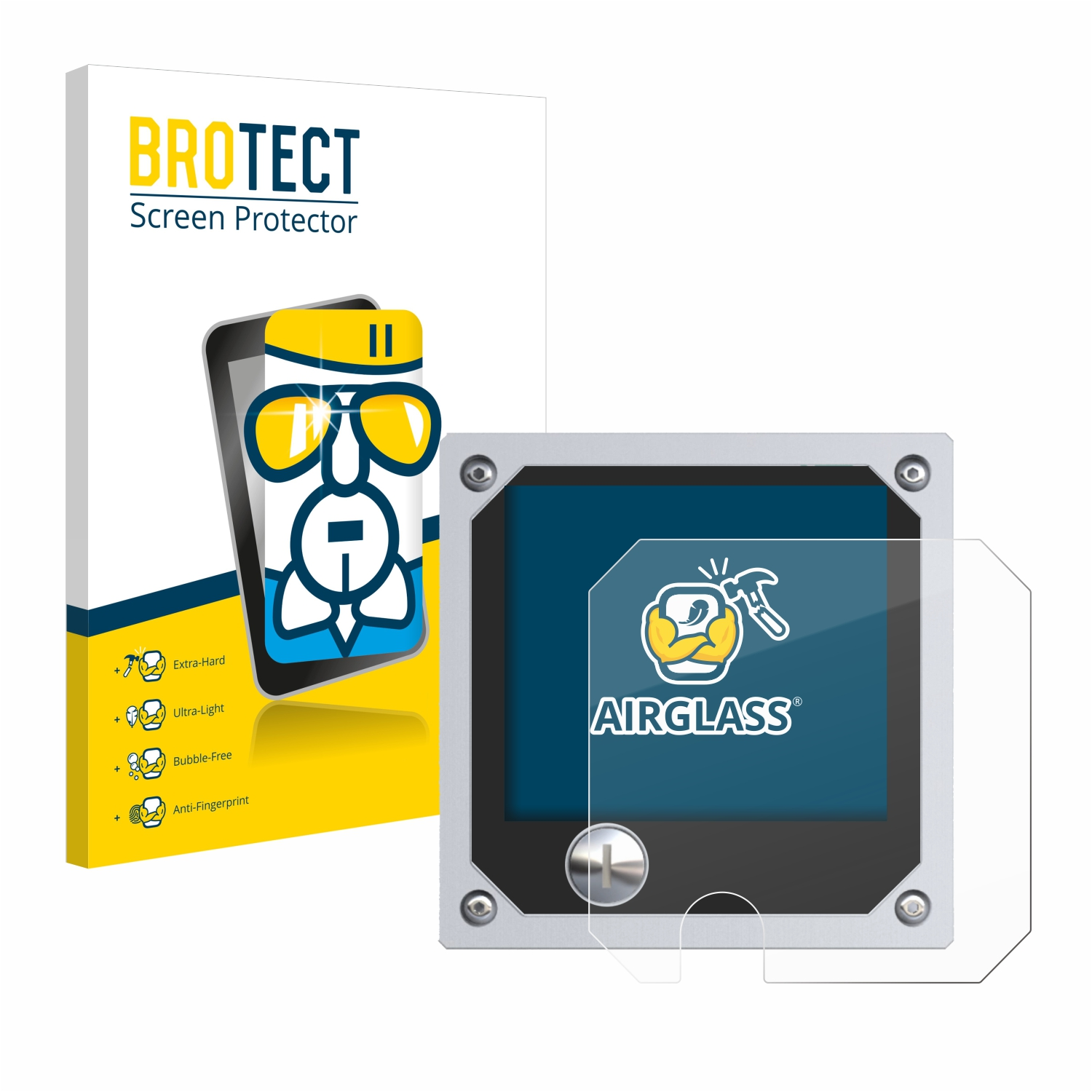 BROTECT Airglass klare Schutzfolie(für Resistomat burster 2311)