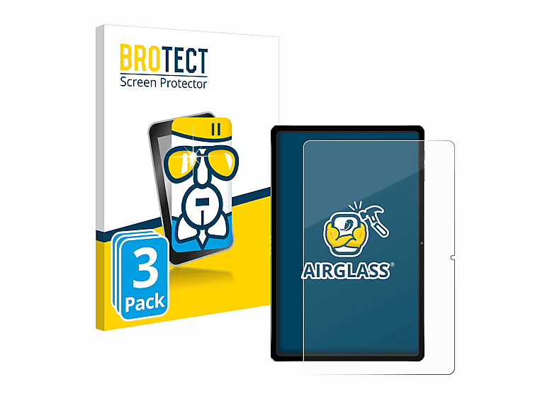 BROTECT 3x Airglass klare Schutzfolie(für ZTE Nubia Red Magic Tablet)