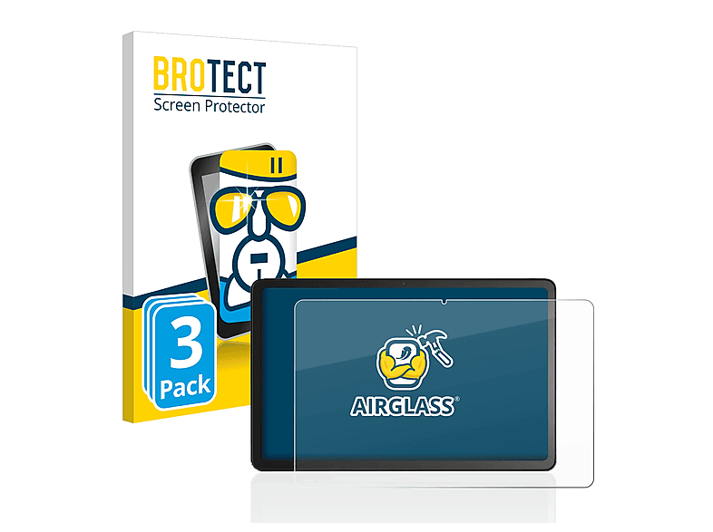 BROTECT 3x Airglass klare Schutzfolie(für Amazon Fire Max 11)