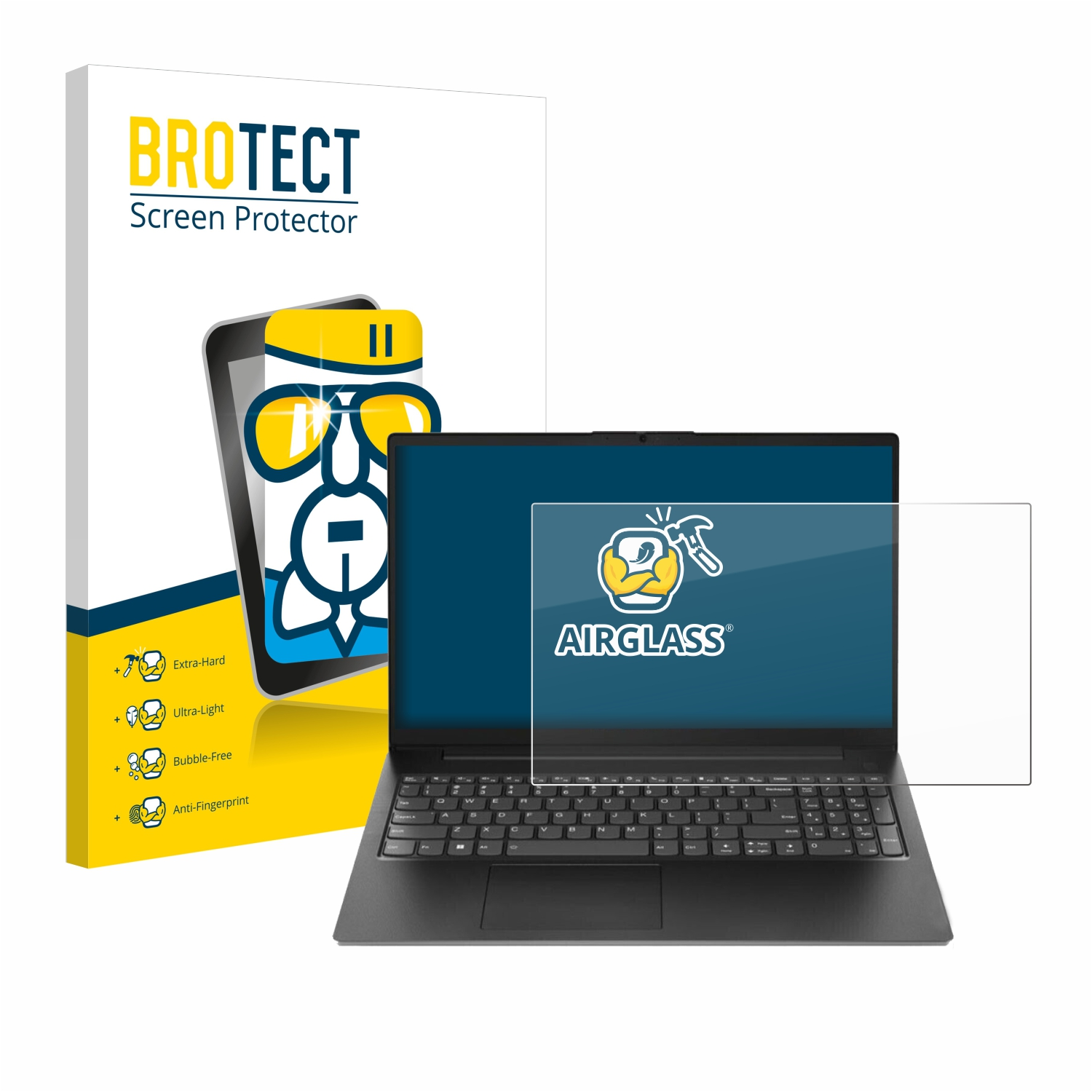 BROTECT Airglass klare Schutzfolie(für G4 Lenovo AMN) V15