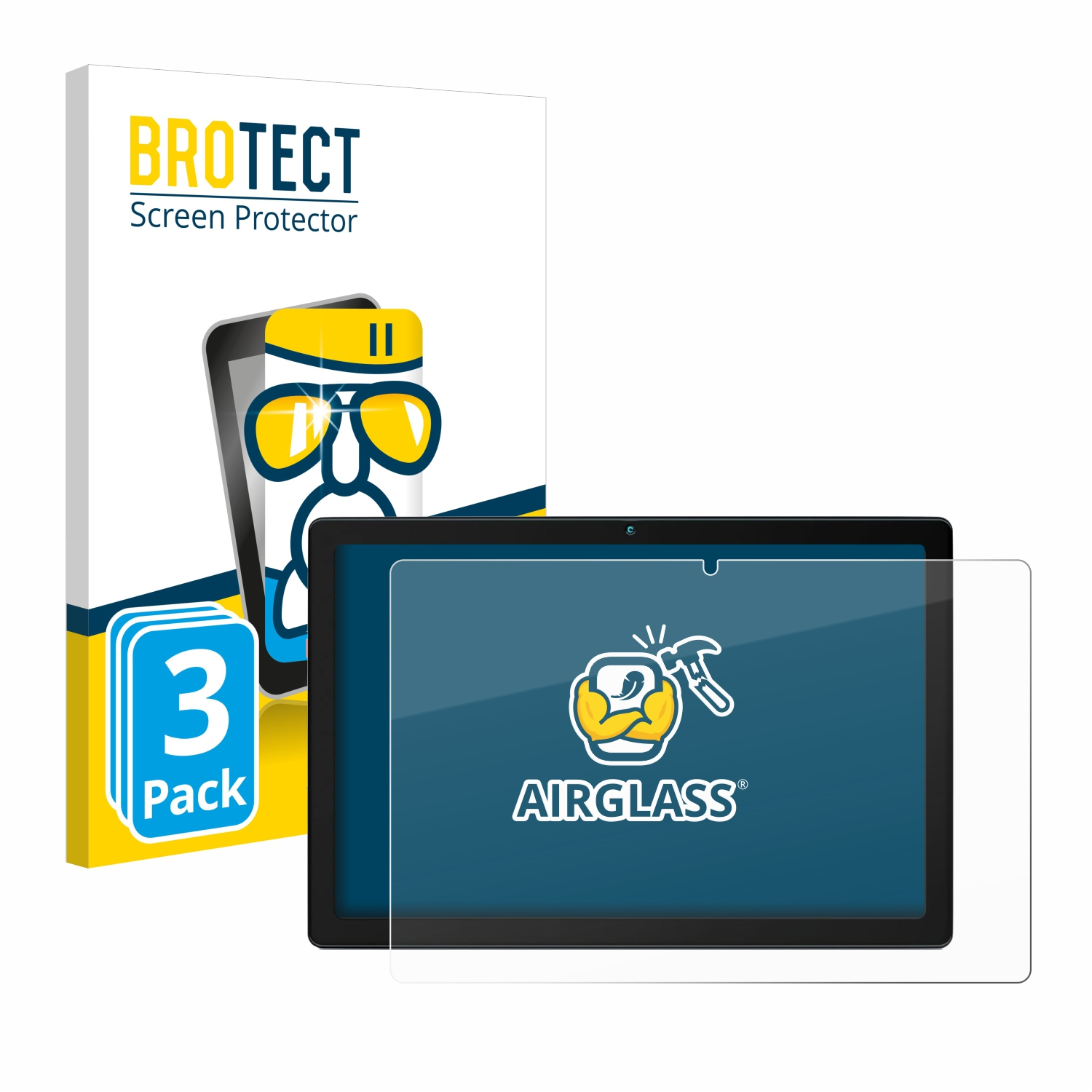 BROTECT 3x Airglass klare Schutzfolie(für 10\