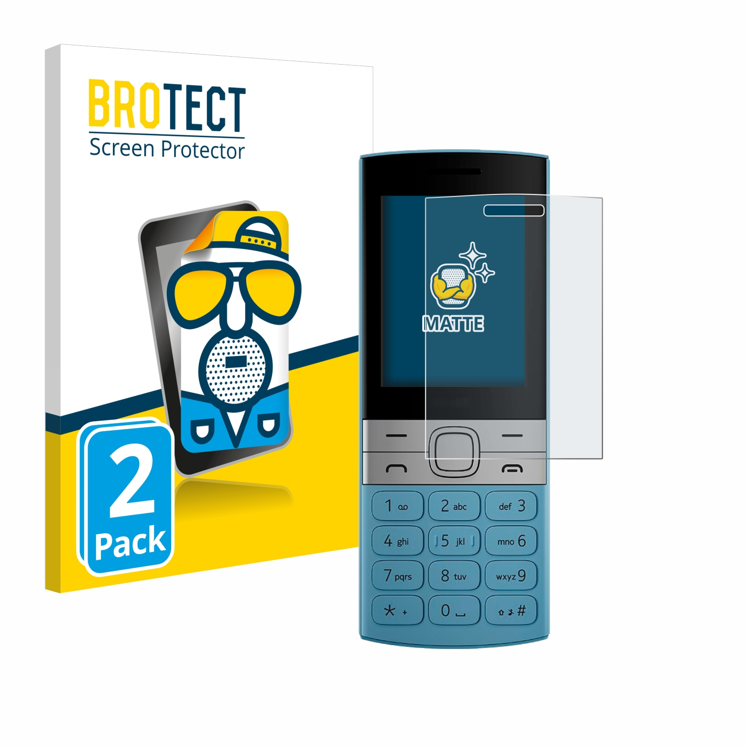 BROTECT 2x matte Schutzfolie(für Nokia (2023)) 150