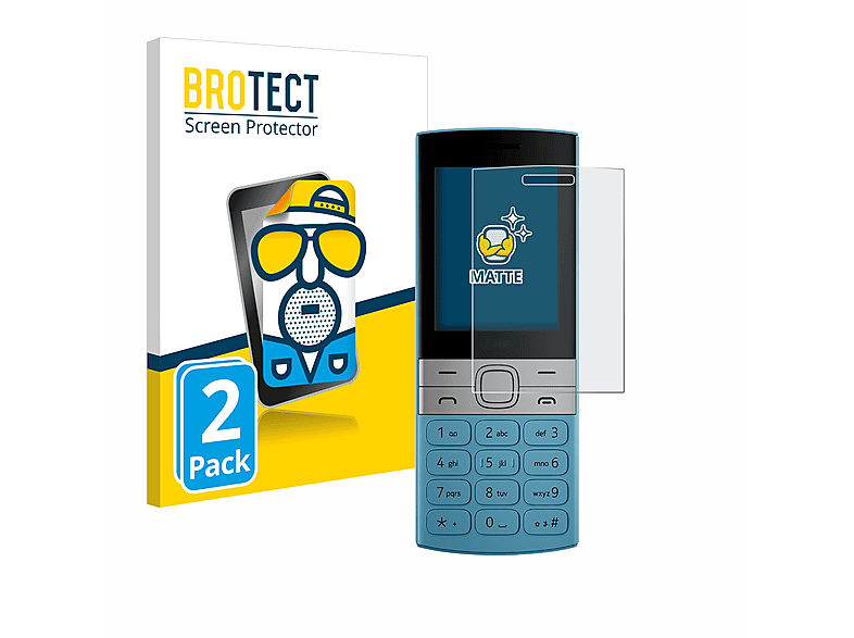 BROTECT 2x matte Schutzfolie(für Nokia 150 (2023))