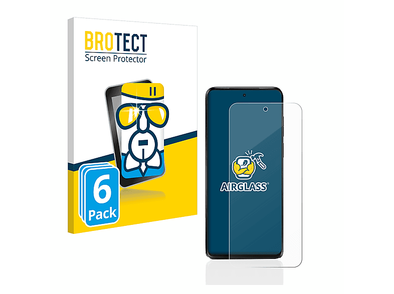 BROTECT 6x Airglass klare Schutzfolie(für Motorola Moto G Stylus 5G 2023)