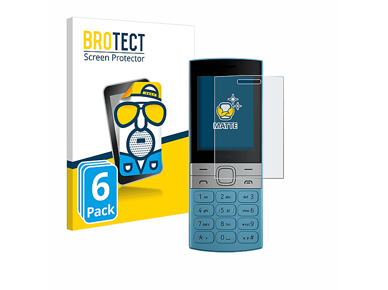 BROTECT 6x matte Schutzfolie(für (2023)) 150 Nokia