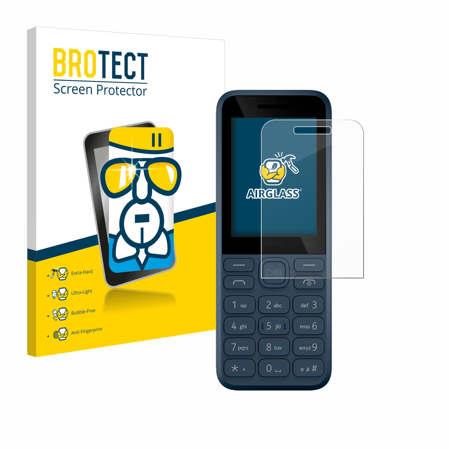 BROTECT Nokia 130 (2023)) Schutzfolie(für Airglass klare