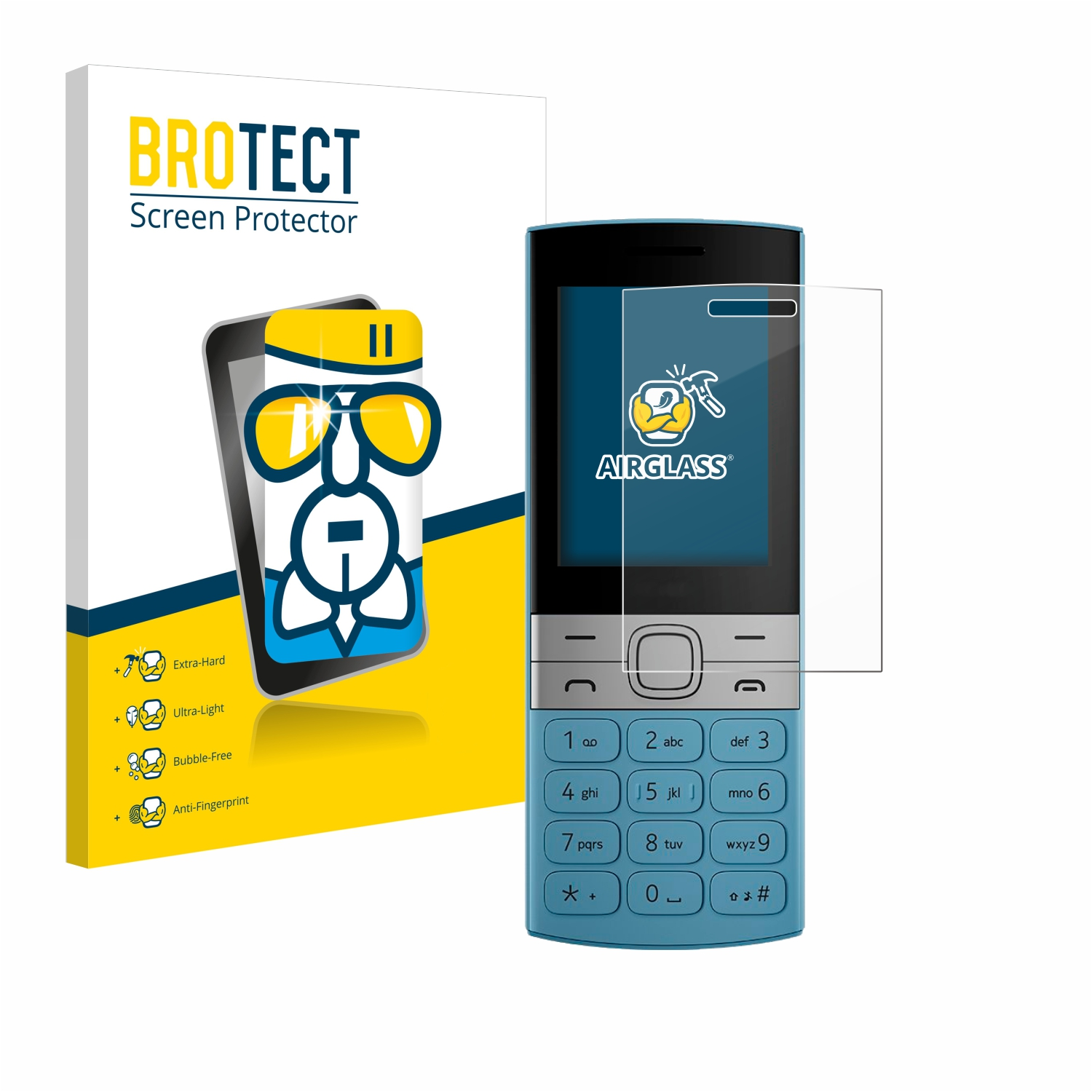 150 Airglass (2023)) BROTECT Nokia klare Schutzfolie(für