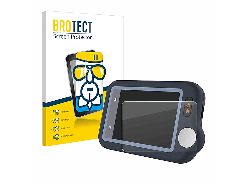 BROTECT Airglass klare Schutzfolie(für Wellue Pulsebit EX EKG)