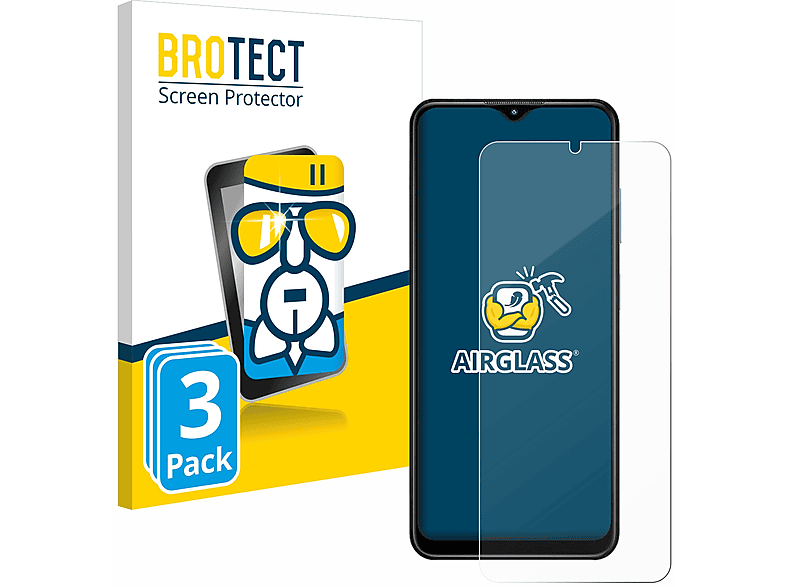 BROTECT 3x Airglass klare Schutzfolie(für Nokia G310)