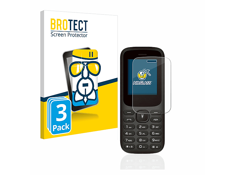 BROTECT 3x Airglass klare Schutzfolie(für myPhone 2220)