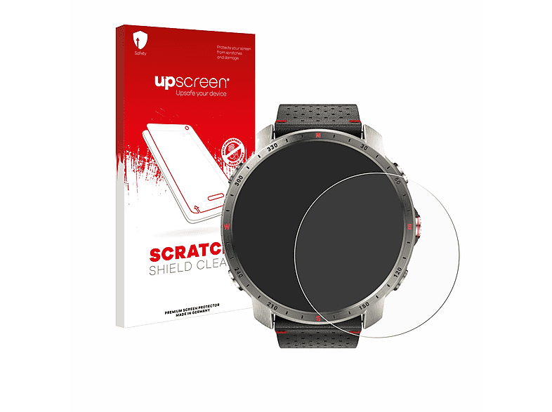 UPSCREEN Kratzschutz klare Grit X Polar Pro Titan) Schutzfolie(für