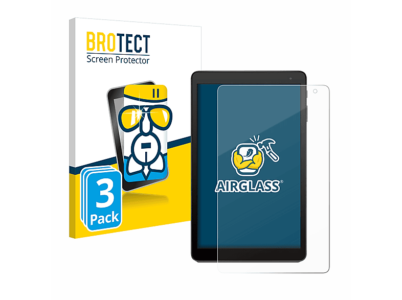 BROTECT 3x Airglass klare Schutzfolie(für 10\