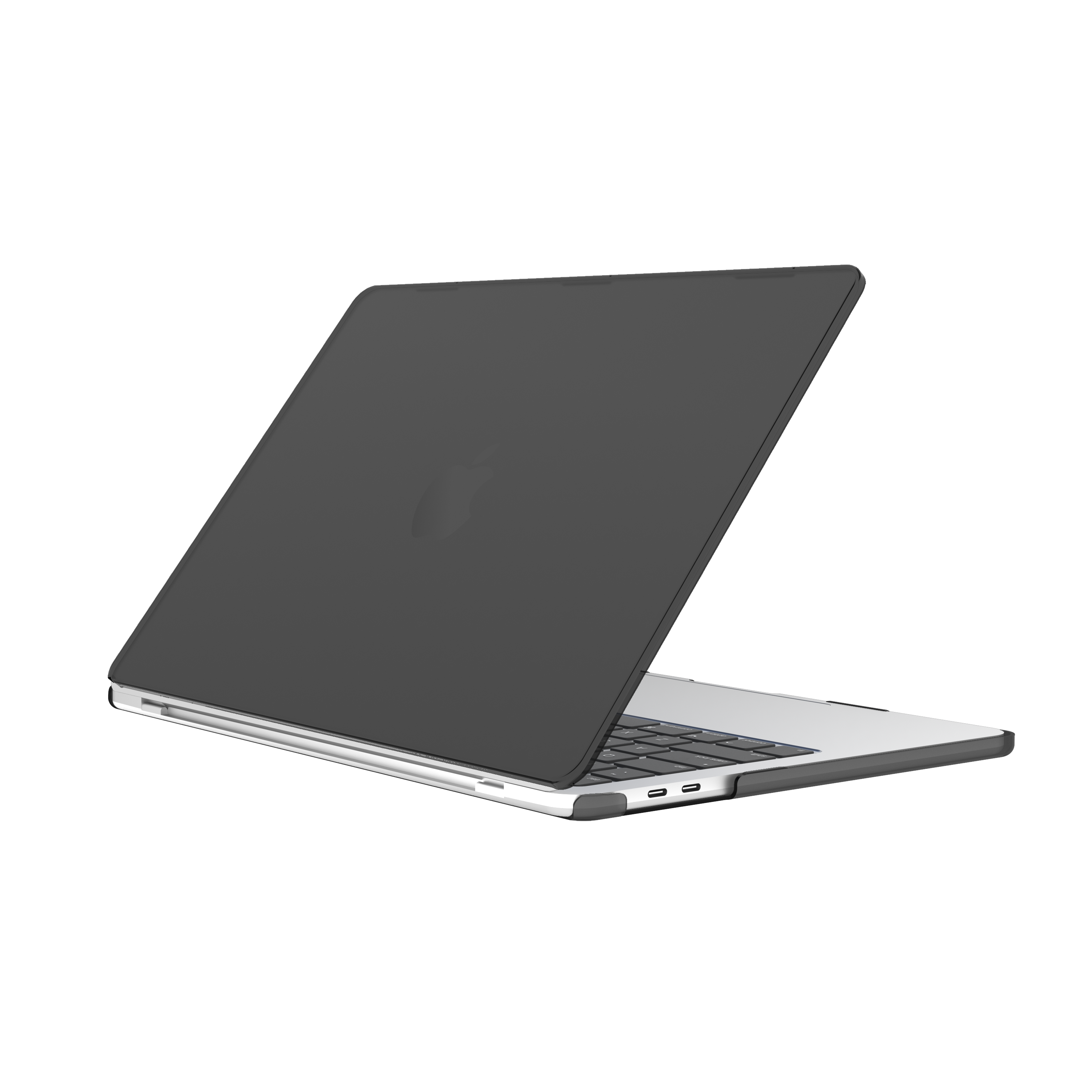 für CASE-MATE Kunststoff, Snap-On Grau/Transparent Bumper Laptophülle Apple