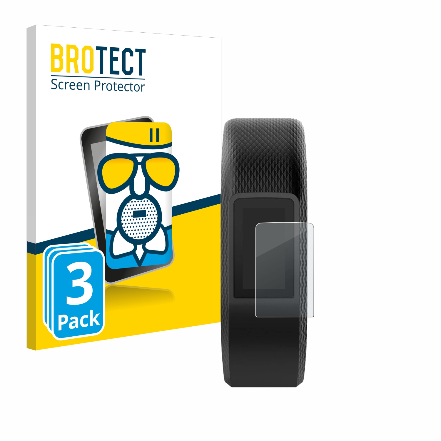 matte 3x Schutzfolie(für Garmin Airglass BROTECT Vivosport)