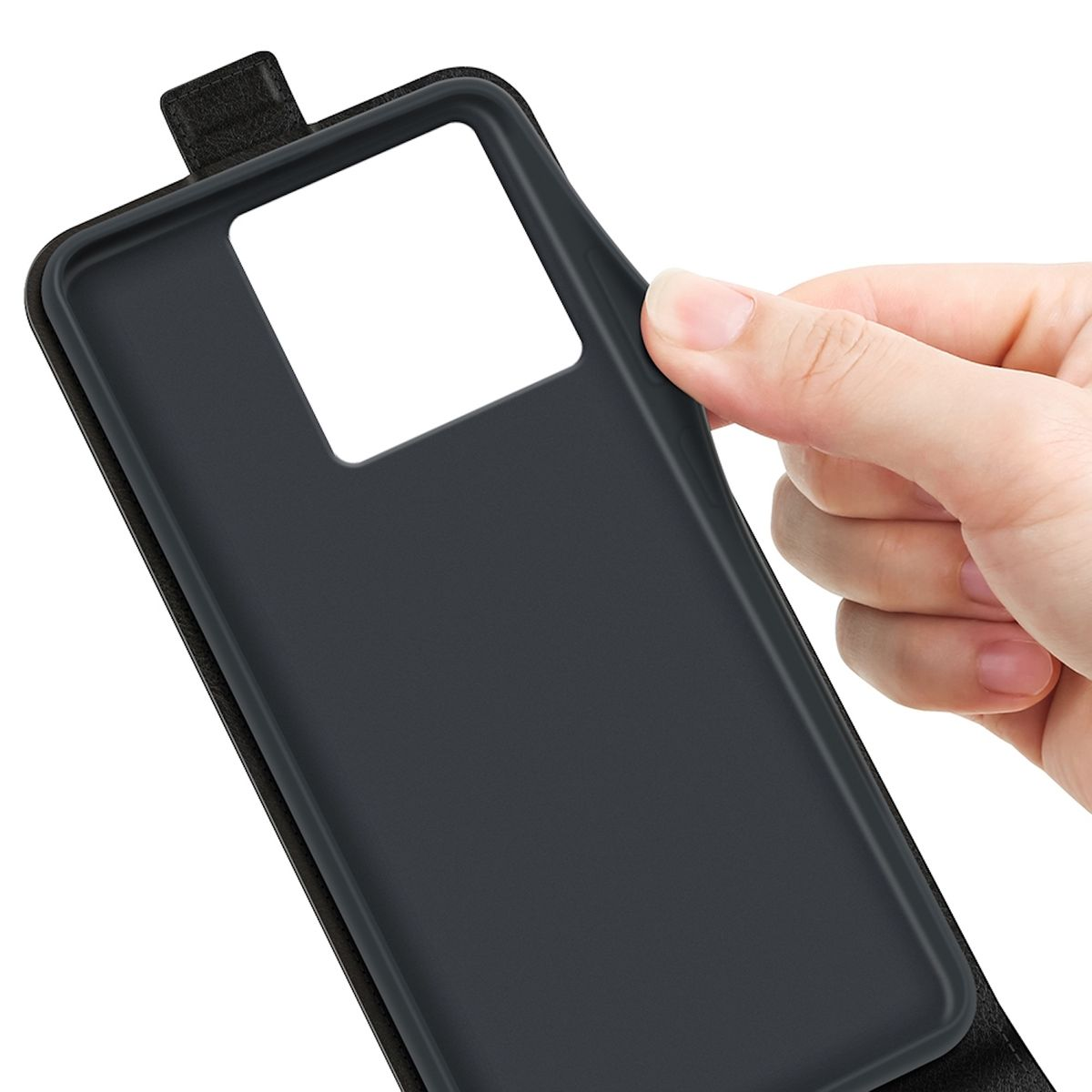 WIGENTO Flip Tasche mit Kreditkarten 13T Xiaomi, 13T / Schwarz & Pro, Cover, Flip Fach, Geld