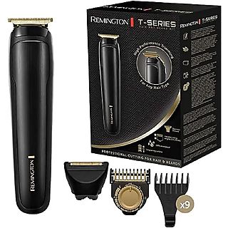 Afeitadora - REMINGTON MB7050, 5 h, Cuchilla premium de 38 mm en forma de T para el cabello y la barba, tiempo de funcionamiento de hasta 5 horas, peine preciso con rueda de ajuste, Negro