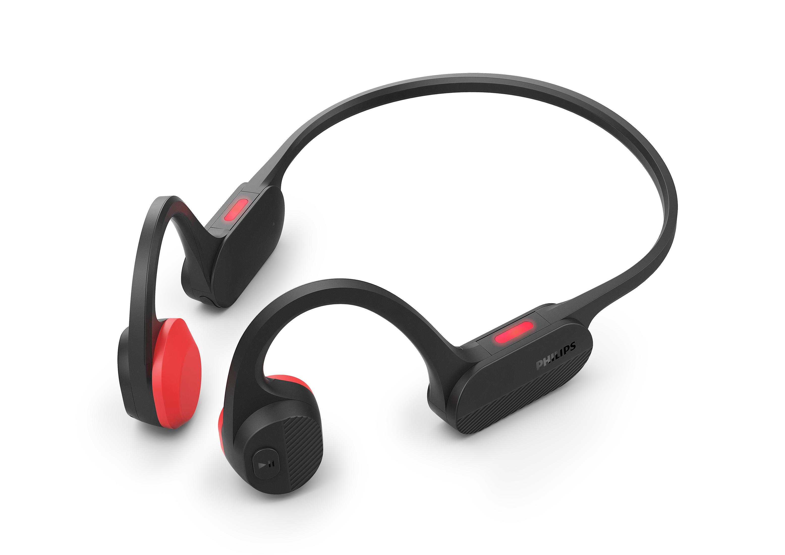 Kopfhörer PHILIPS TAA5608BK/00, Open-ear Bluetooth Schwarz