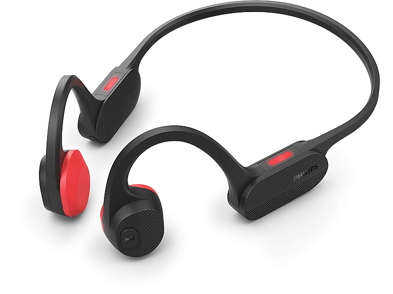 PHILIPS Bluetooth Open-ear Schwarz Kopfhörer TAA5608BK/00,