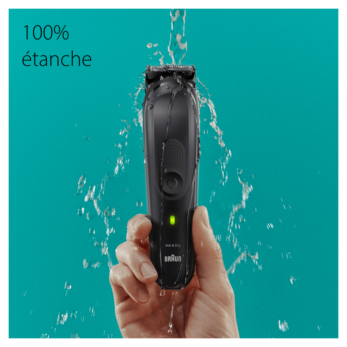 Afeitadora - BRAUN 4210201447511, 100 min, Sin cables, A prueba de agua, Negro