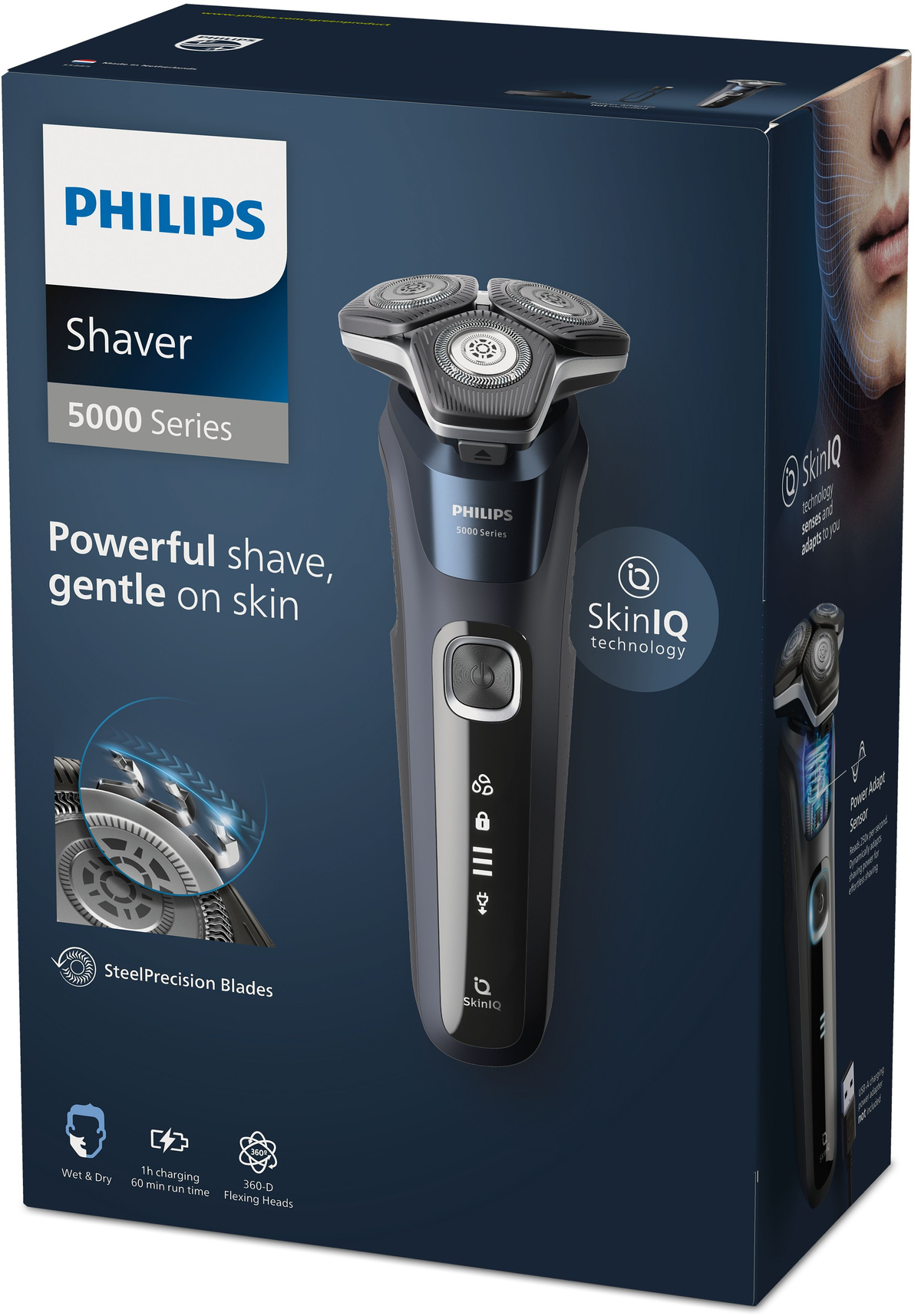 Golarka męska PHILIPS SHAVER Series 5000 S5885/25 Niebieski