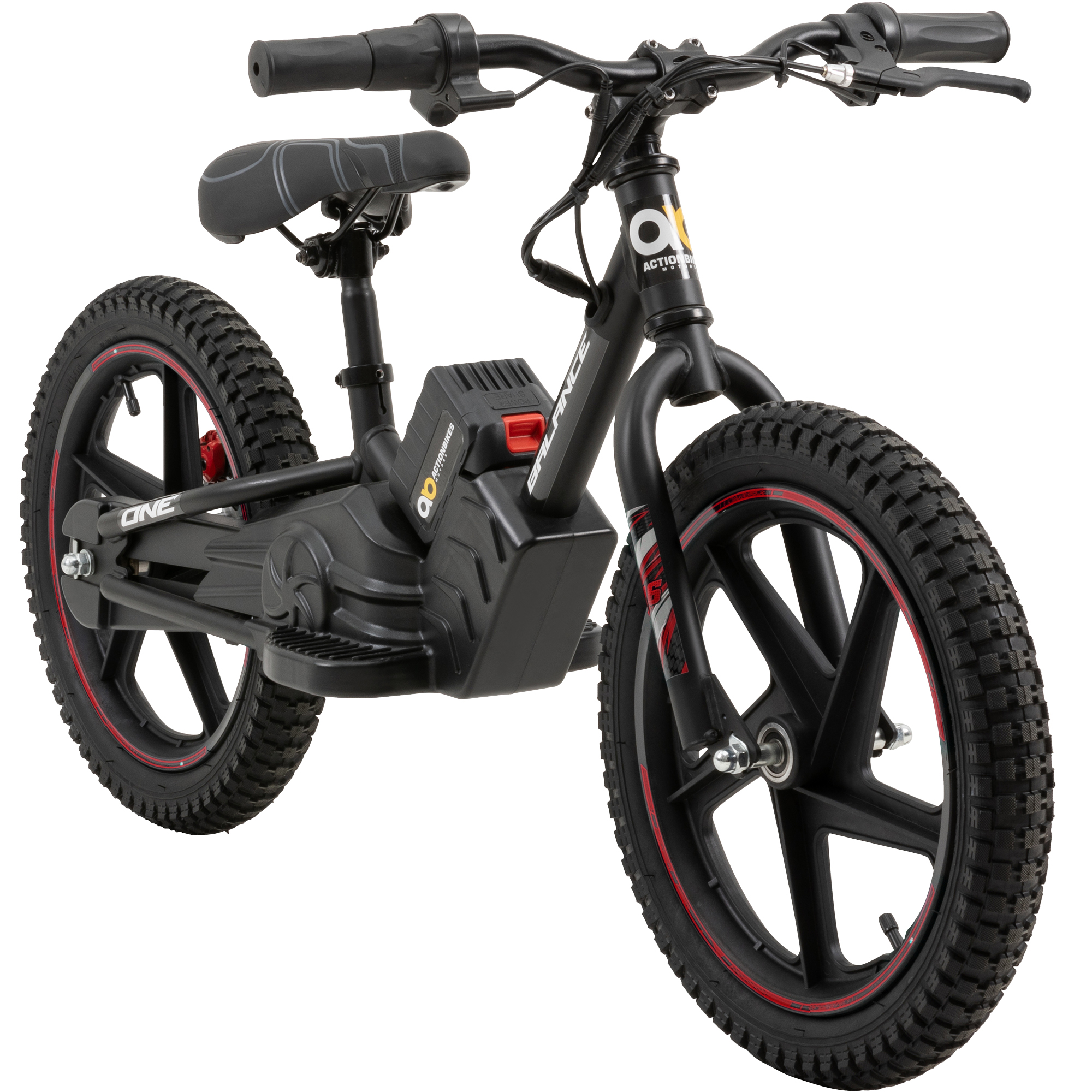 Balance Kinder-Rad, rot) Kinderfahrrad ACTIONBIKES Zoll, MOTORS 16\' 16 Laufrad Elektro (Laufradgröße: Bike