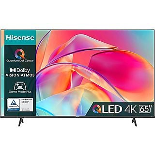 TV QLED 65" - HISENSE 65E77KQ, UHD 4K, Quad Core/MT9602, Smart TV, DVB-T2 (H.265), Negro