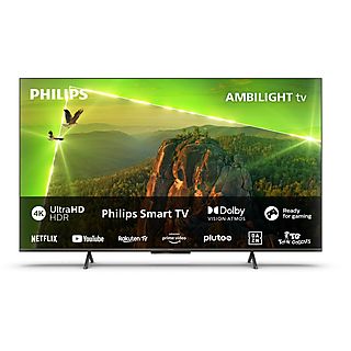 TV LED 43 - PHILIPS 43PUS8118/12, UHD 4K, Dual Core, Smart TV, DVB-T2 (H.265), Negro