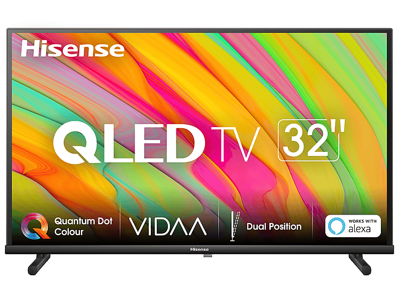 TV de 32 a 40 Pulgadas - HISENSE Hisense 32A4K Televisor Smart TV 32  Direct LED HD, HD, Quad Core/MT9602, Smart TV, DVB-T2 (H.265), Multicolor