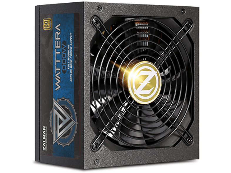 ZALMAN ZM800-EBTII Waterra 80+ Gold 800 W Güç Kaynağı Siyah