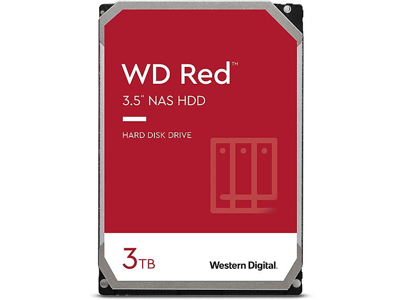 WD WD30EFRX 3TB RED BULK, 3 TB, HDD, 3,5 Zoll, intern