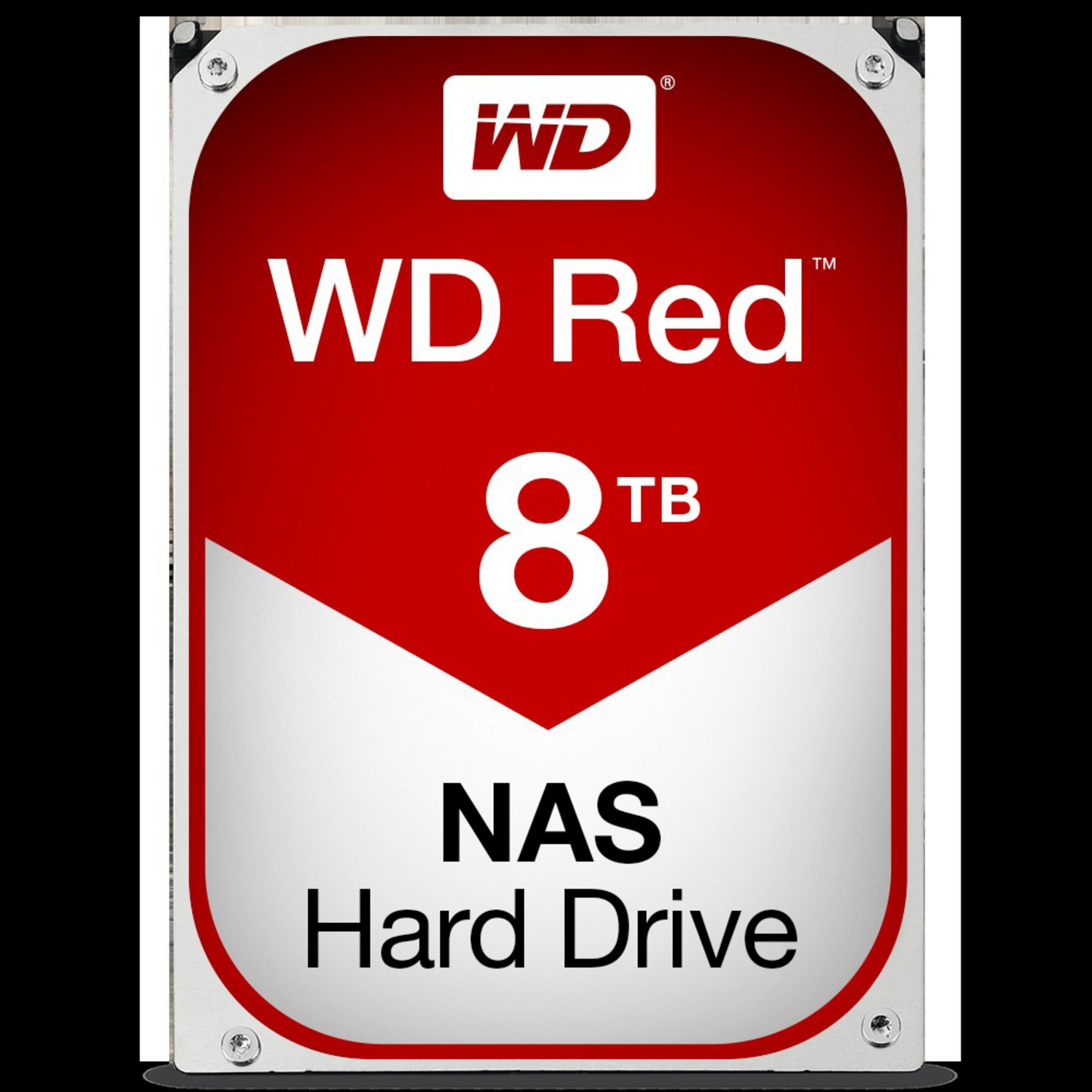 HDD, TB, 8 8TB RED Zoll, intern WD80EFZX 3,5 WD BULK,