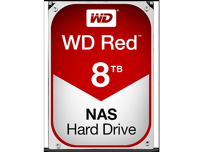 WD WD80EFZX BULK, TB, Zoll, 8TB 8 3,5 RED HDD, intern