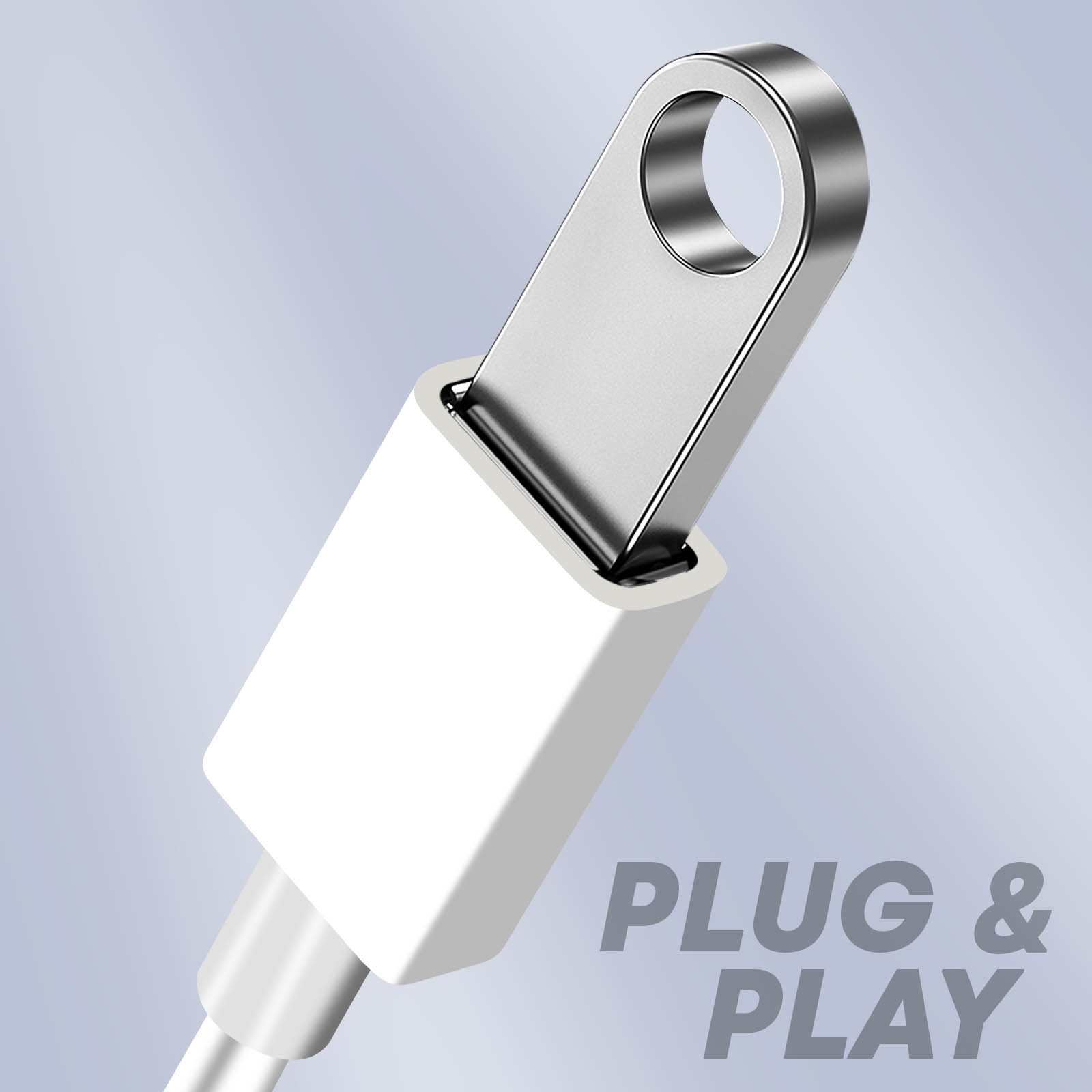 MAX EXCELL USB-C Weiß Universal, OTG-Adapter OTG auf Kabeladapter USB