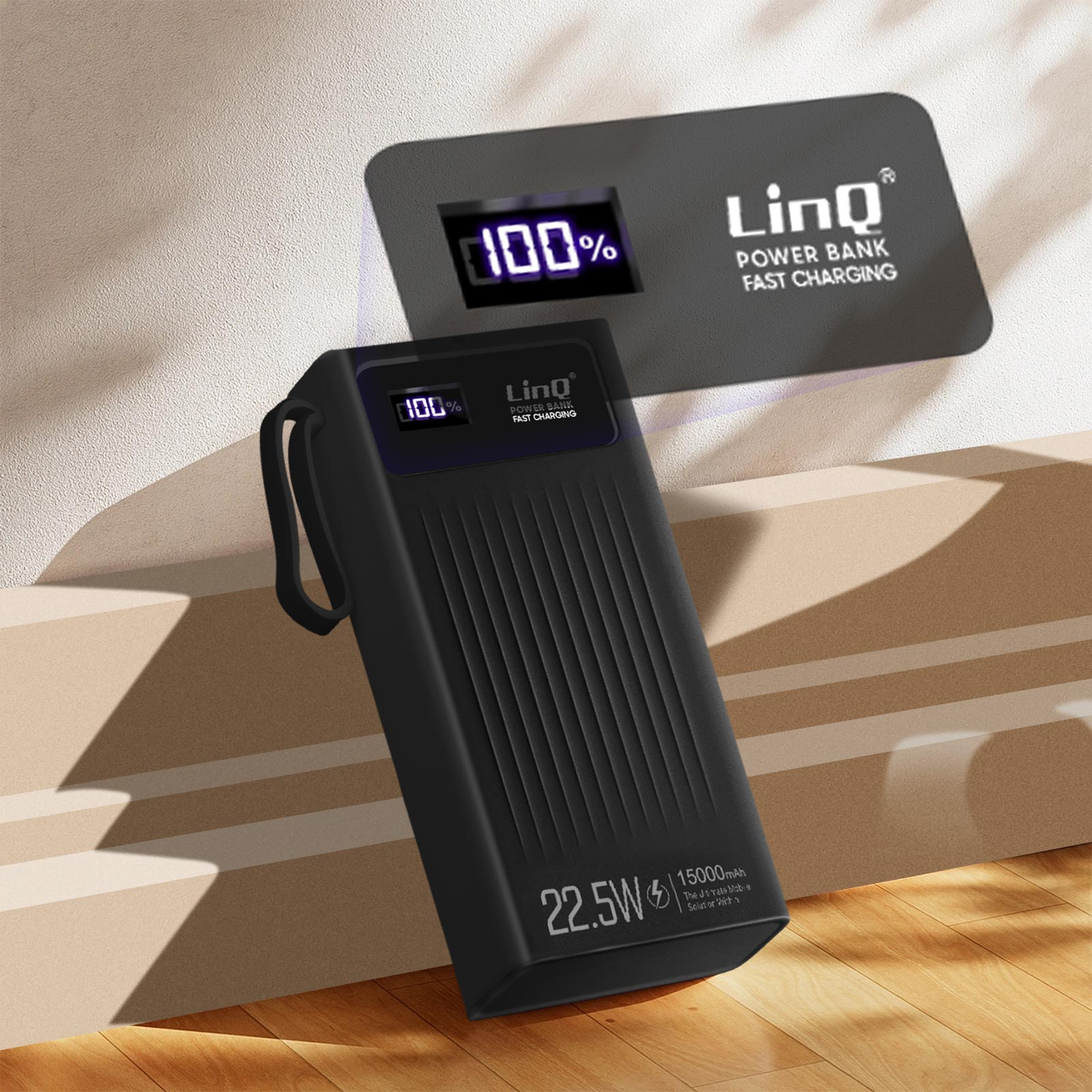 LINQ TT26000 Powerbanks Universal, Schwarz