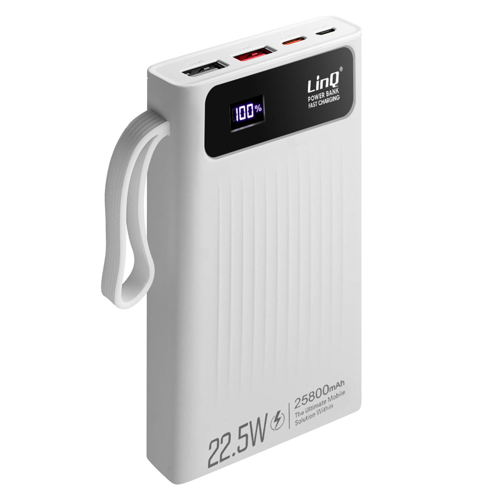 LINQ TT26002 Universal, Weiß Powerbanks