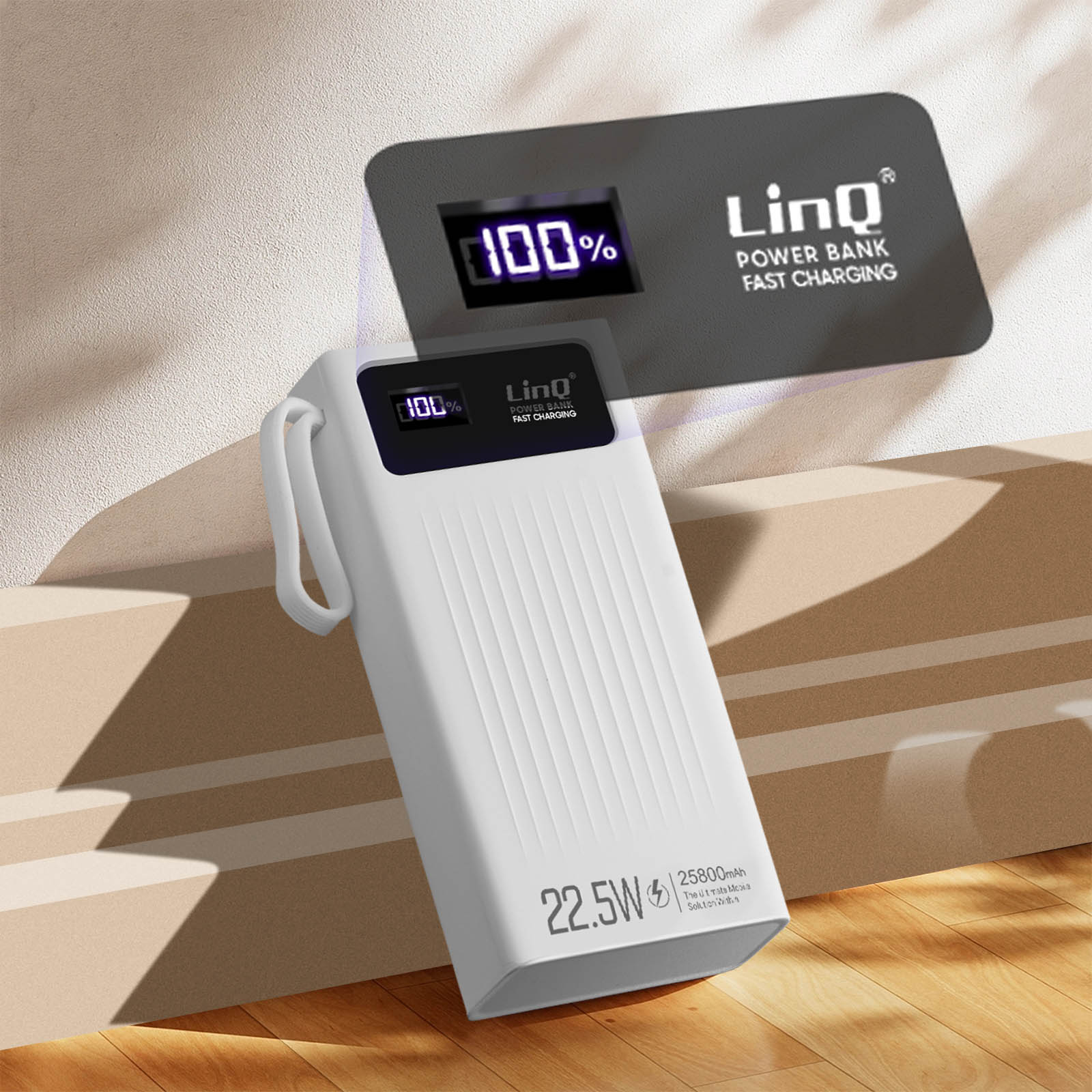 LINQ TT26002 Powerbanks Weiß Universal