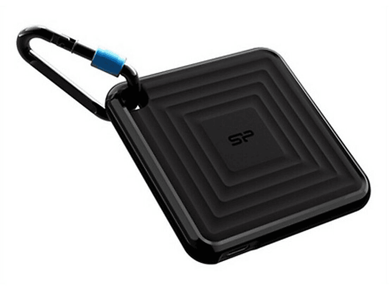 SILICON POWER SP960GBPSDPC60CK, 960 GB SSD, extern, Schwarz