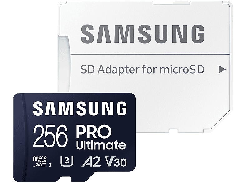 SAMSUNG 256GB, SD Micro-SD 256 ULTIMATE MB/s MB-MY256SA/WW GB, 200 PRO Speicherkarte,