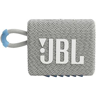 JBL GO 3 ECO WHT Bluetooth Lautsprecher, Weiß, Wasserfest